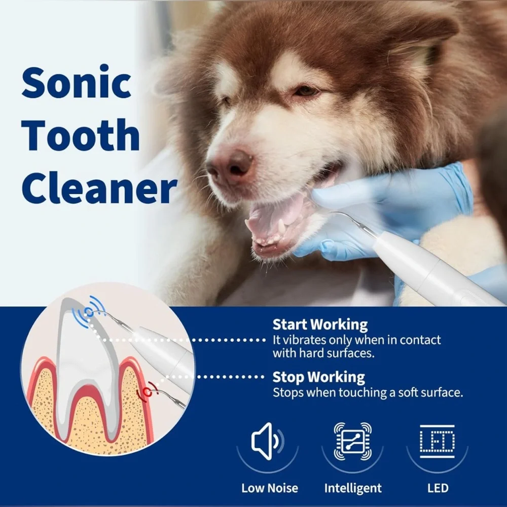 New! Unused! Plaque Remover for Teeth, Dog Teeth Cleaning Kit, 3 Modes Ultrasoni